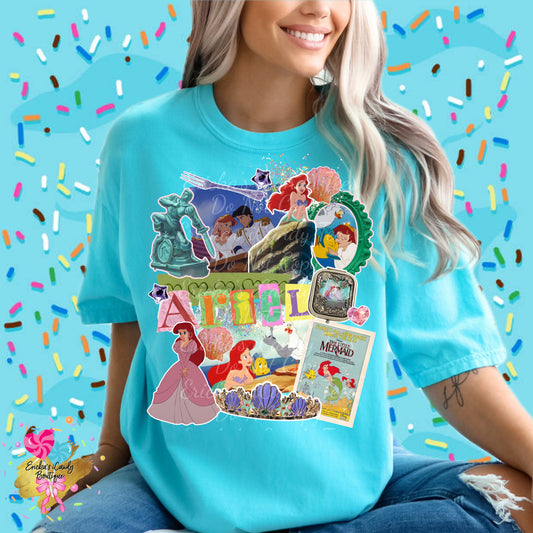 Mermaid Princess Scrapbook - Kids & Adult Apparel