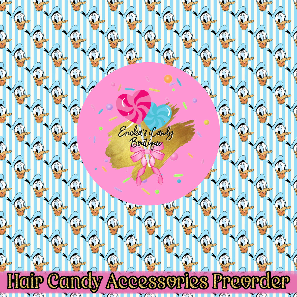 Boy Duck Stripes - Hair Candy Accessories PREORDER SHIPS ESTIMATED MID SEPT