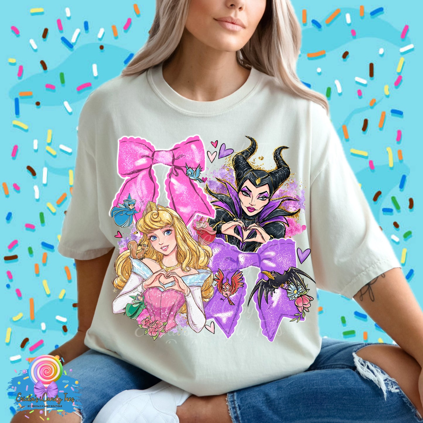 Aurora & Maleficent Bows - Apparel