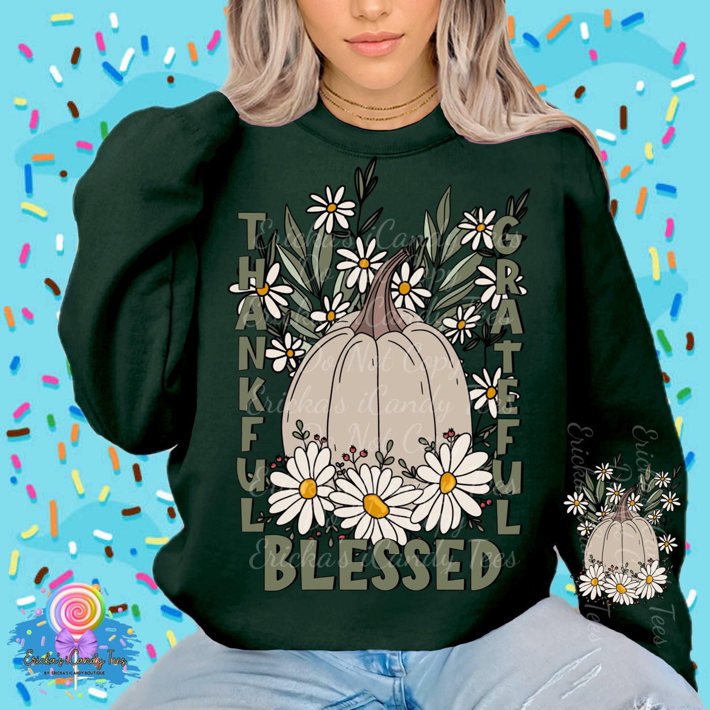 Thankful Blessed Pumpkin - Tees & Sweatshirts