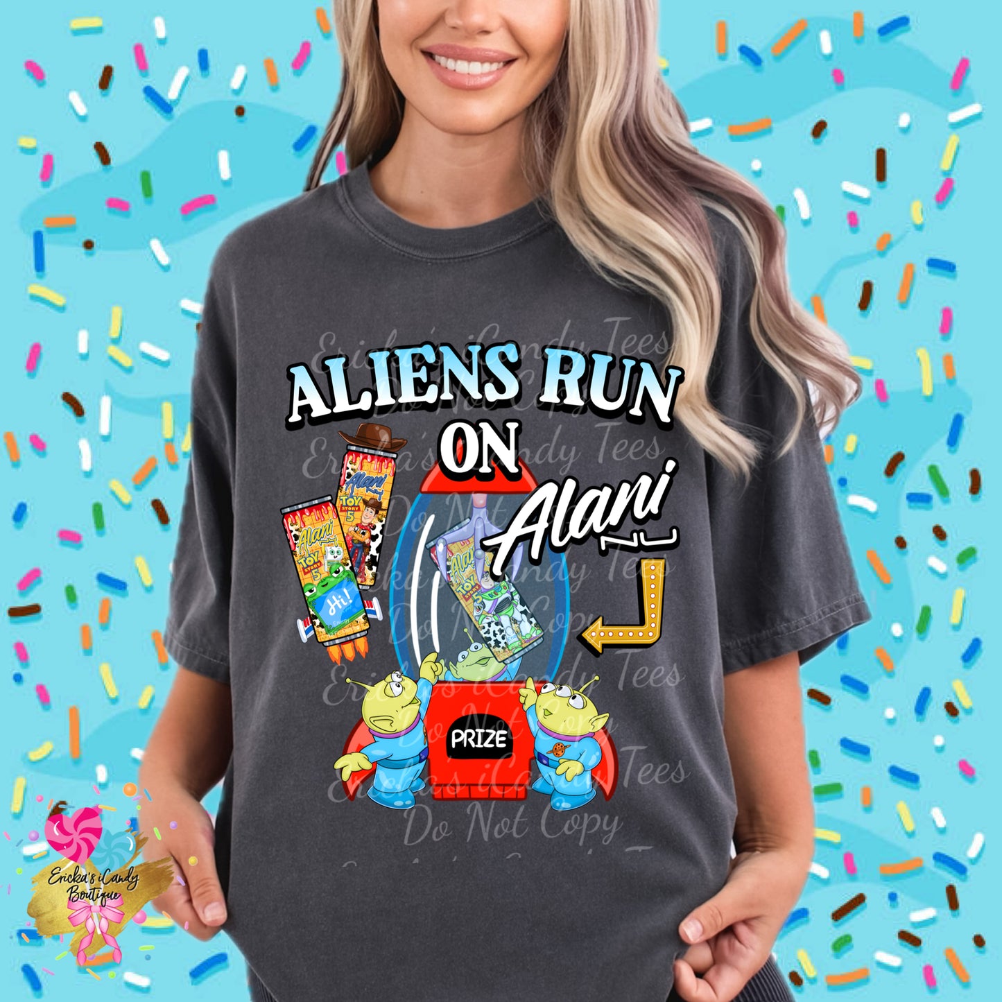 Aliens Run on Alani - Kids & Adult Apparel