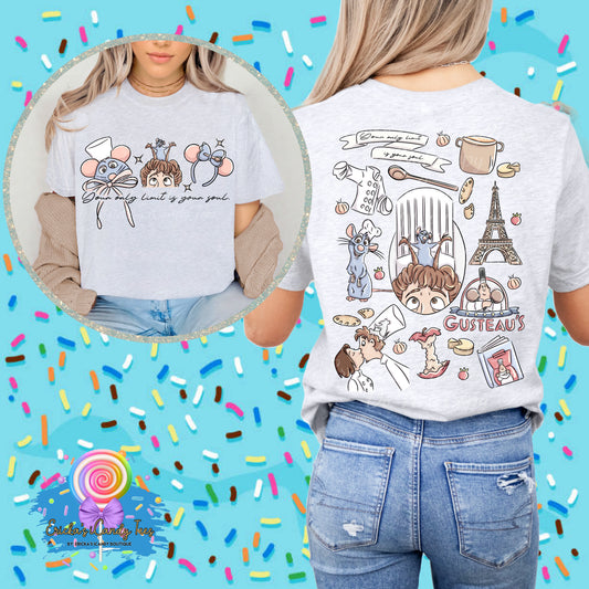 Ratatouille Hand Drawn - Front & Back Tees & Sweatshirts