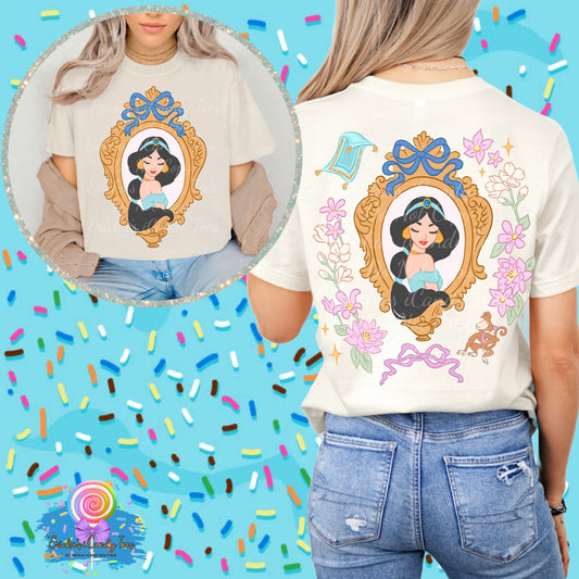 Desert Princess Floral Coquette - Front & Back Apparel
