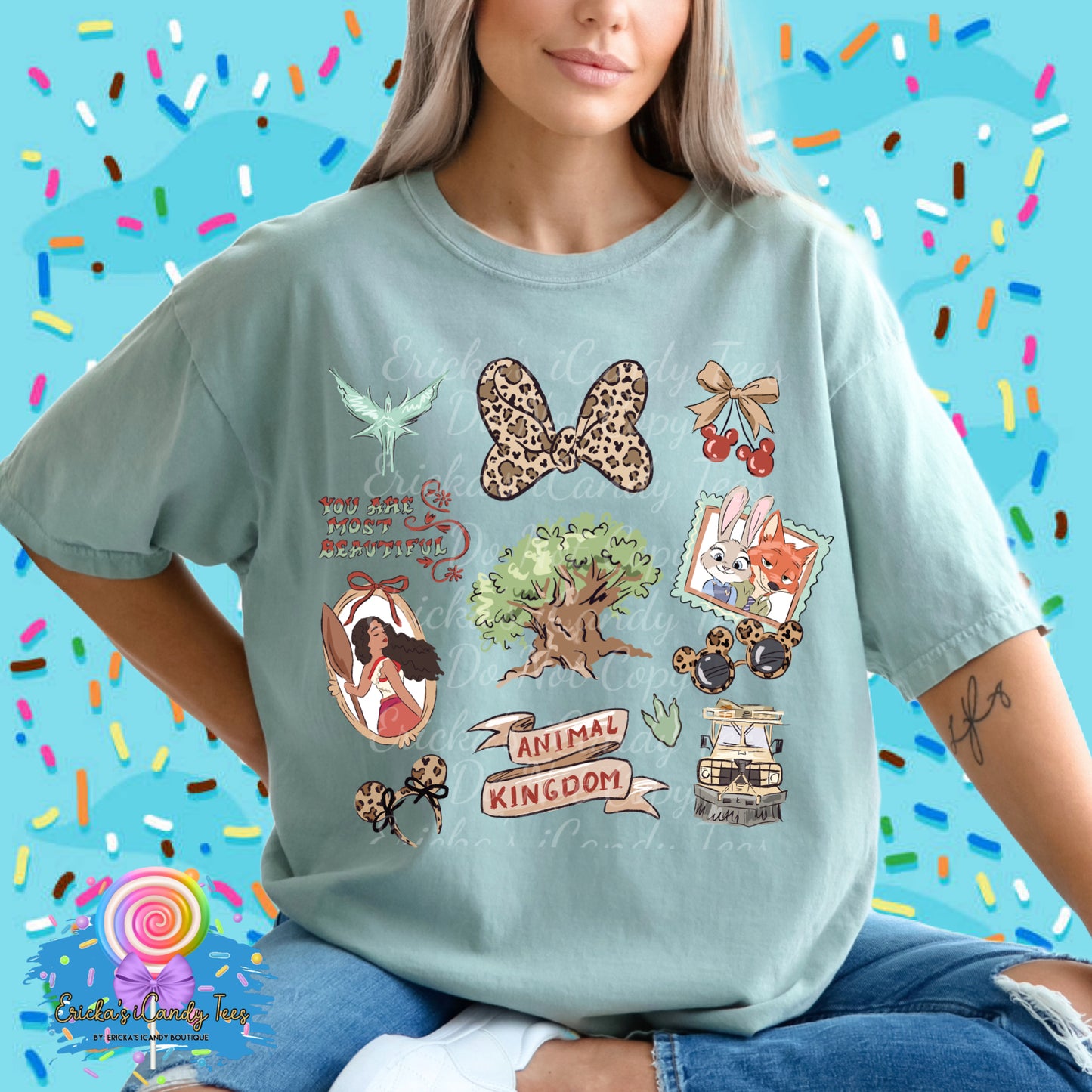 AK Cheetah Mashup - Kids & Adult Apparel