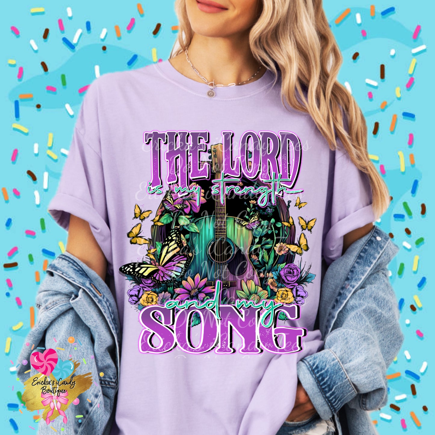 The Lord Is My Strength & My Song - Kids & Adult Apparel