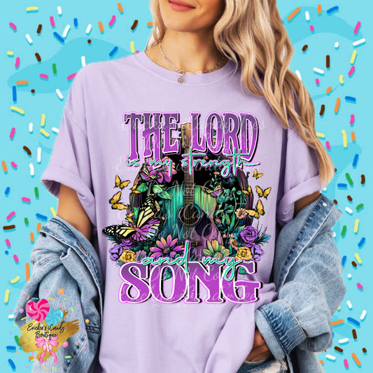 The Lord Is My Strength & My Song - Kids & Adult Apparel