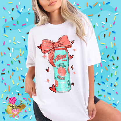 Coquette Cans Alani Peach- Kids & Adult Apparel