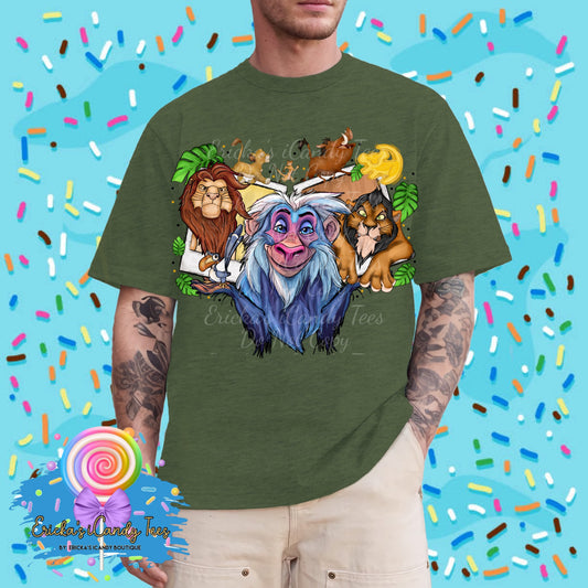 Lion Friends Polaroid - Kids & Adult Appareli