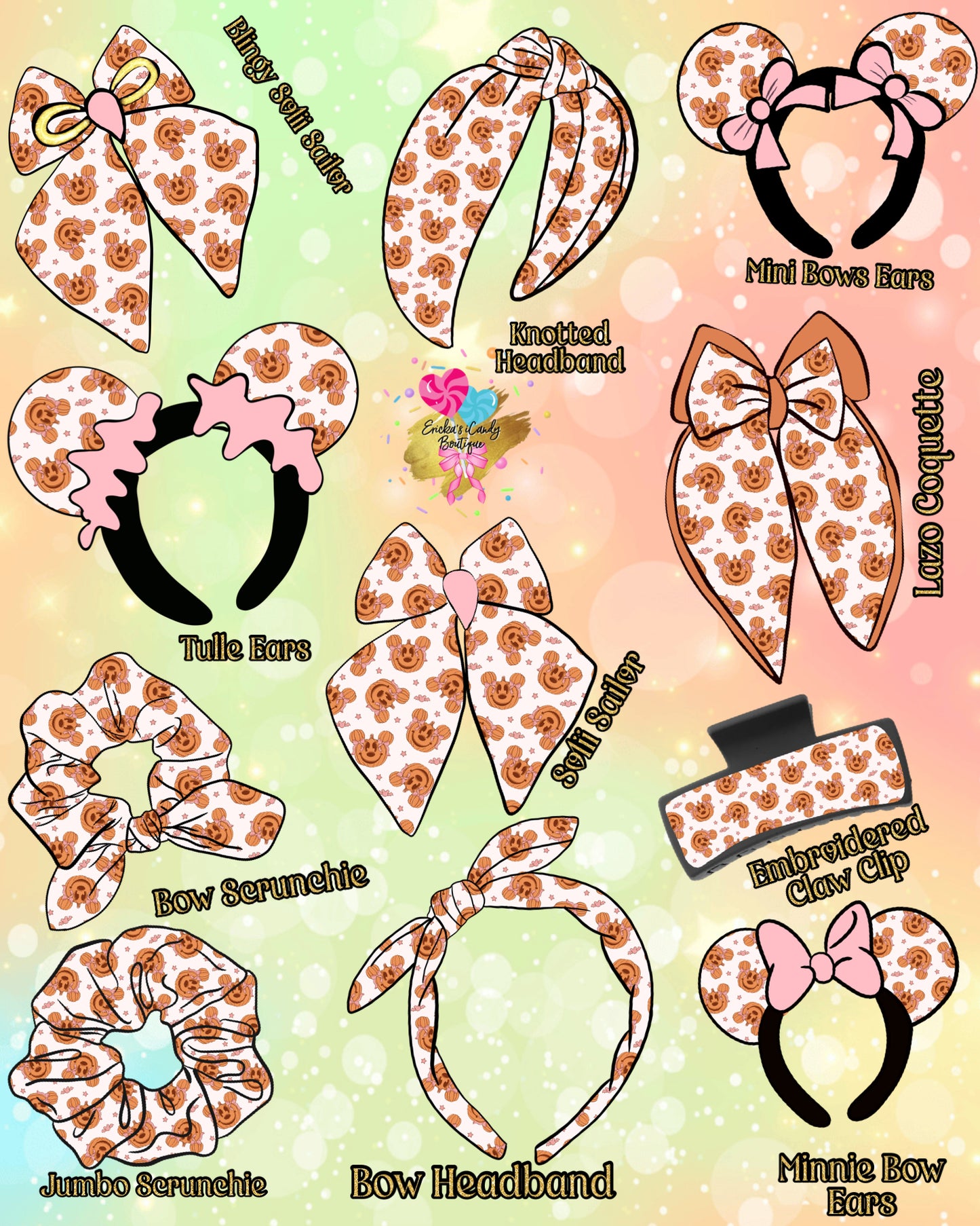 Mouse Girl Pumpkin - Hair Candy Accessories (MTO-15 BD)