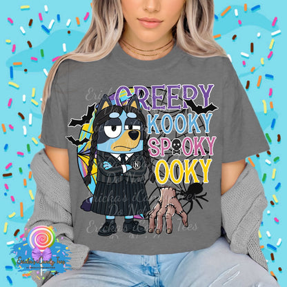 Wednesday Blue Dog - Kids & Adult Apparel