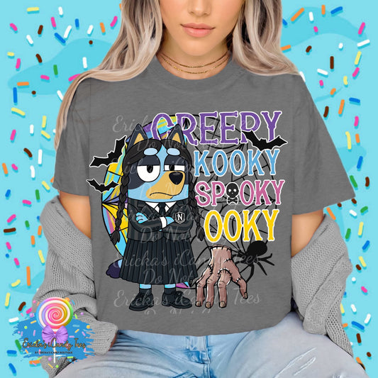 Wednesday Blue Dog - Kids & Adult Apparel