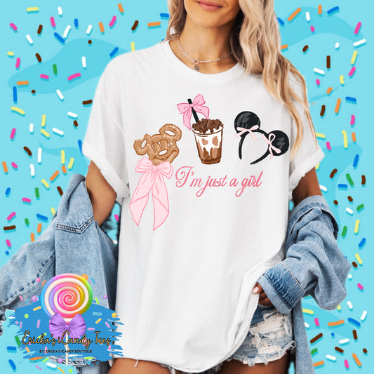 I’m Just A Girl Mouse Edition - Tees & Sweatshirts