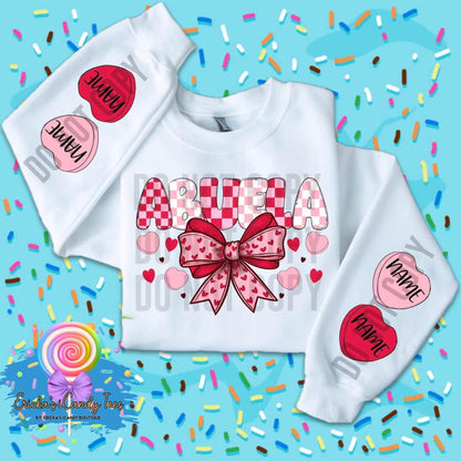 Mama Titles Valentines (Sleeves have names) - Apparel