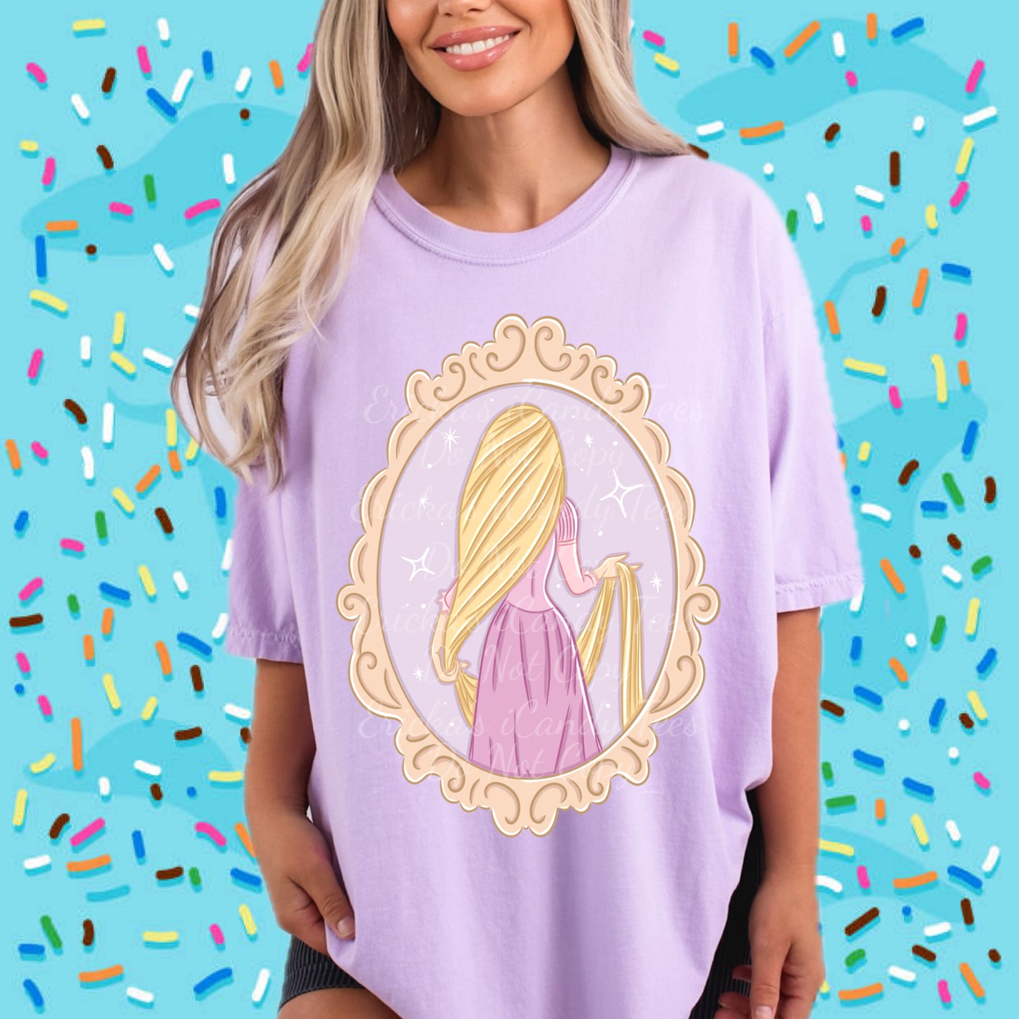All Princess Back Frame - Kids & Adult Apparel