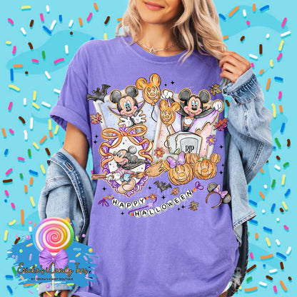 Happy Halloween Mouse - Kids & Adult Apparel