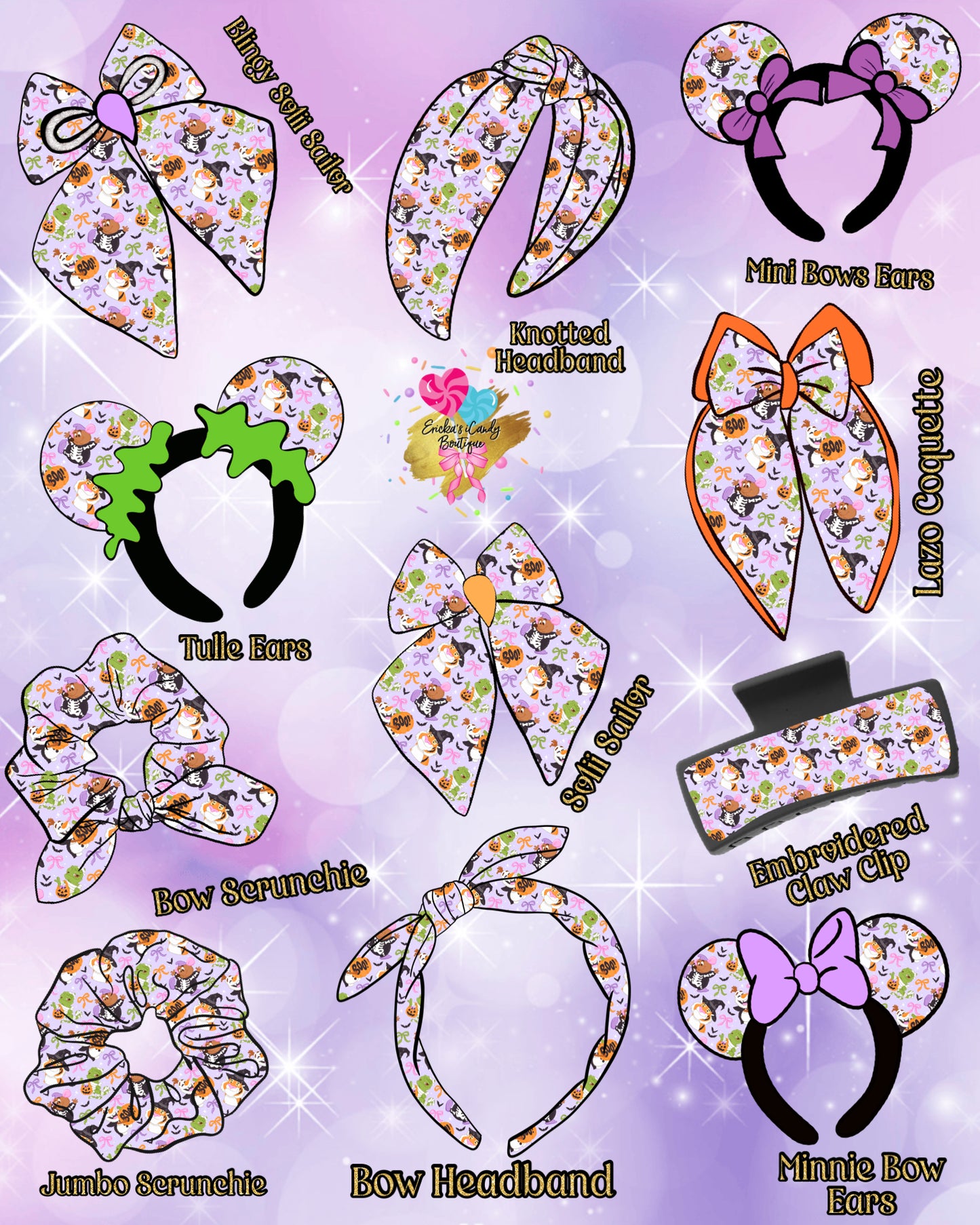 Halloween Sidekicks- Hair Candy Accessories PREORDER SHIPS ESTIMATED BEGINNING SEPT