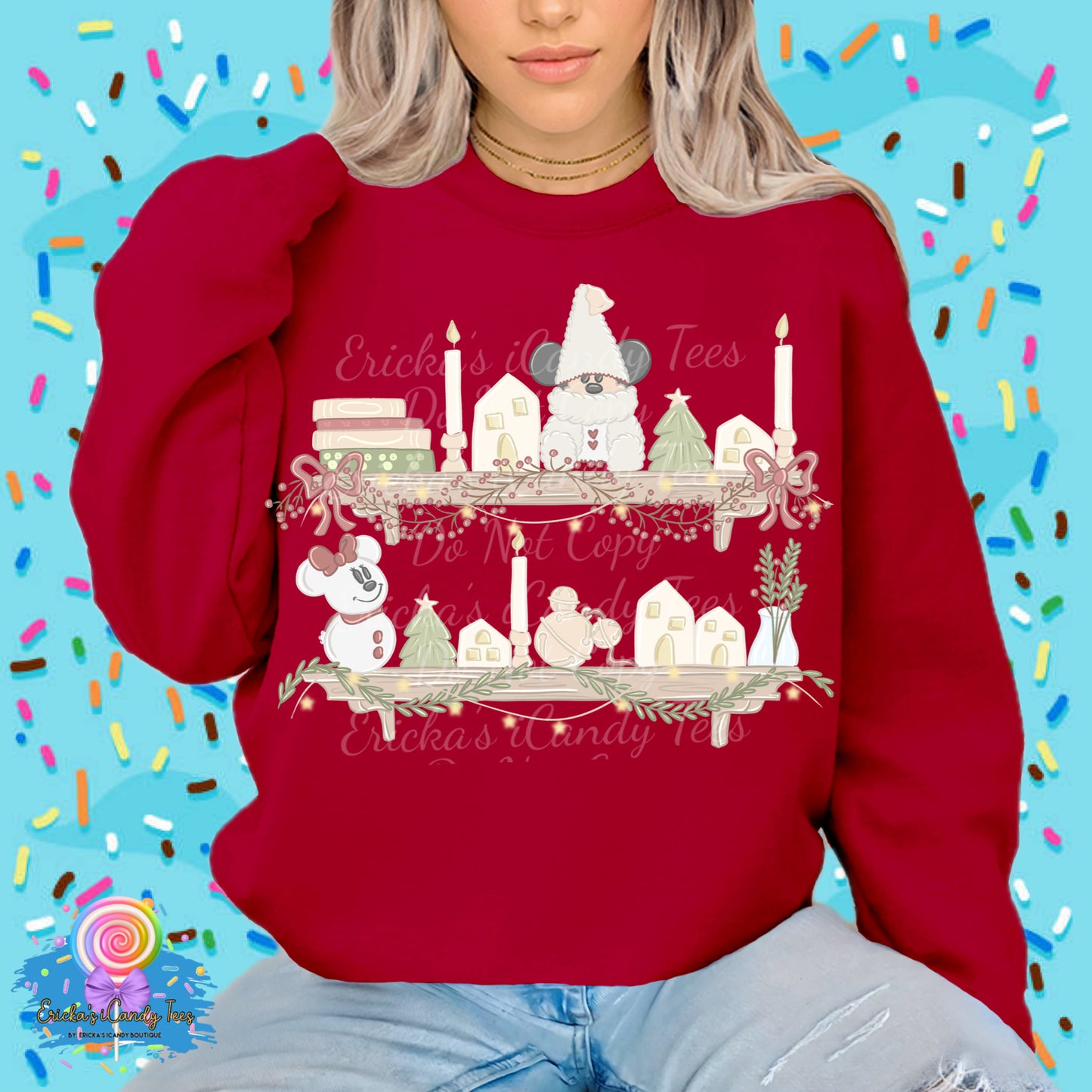 Mouse Gnome Shelf- Tees & Sweatshirts