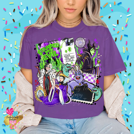 Villains Stamps - Kids & Adult Apparel