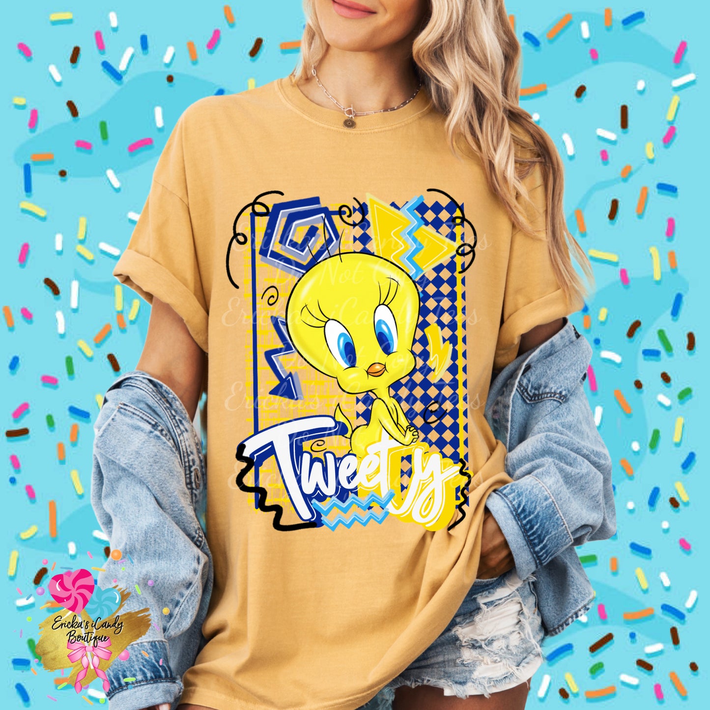 Retro Tweety - Kids & Adult Apparel