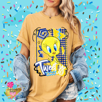 Retro Tweety - Kids & Adult Apparel
