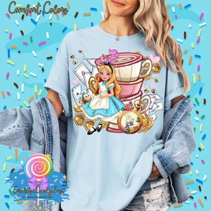 Alice Tea Cups & Honey  - Tees & Sweatshirts