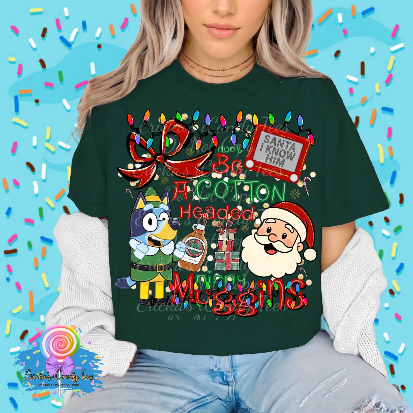 Bluey The Elf - Tees & Sweatshirts
