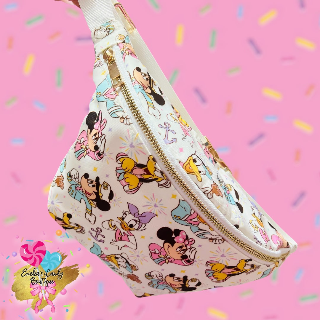 Pastels Fab5 Cruise - Large Fanny Belt Bag