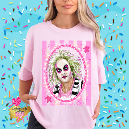 Bettle Juice In October We Wear Pink - Kids & Adult Apparel