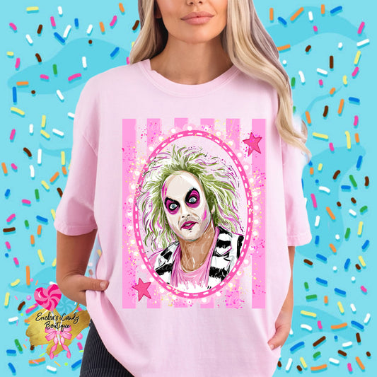 Bettle Juice In October We Wear Pink - Kids & Adult Apparel