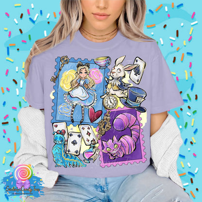 Wonderland Stamps - Kids & Adult Apparel
