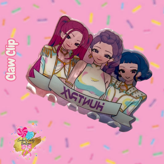 Huntrix K-Pop - 3.5in Acrylic Claw Clip