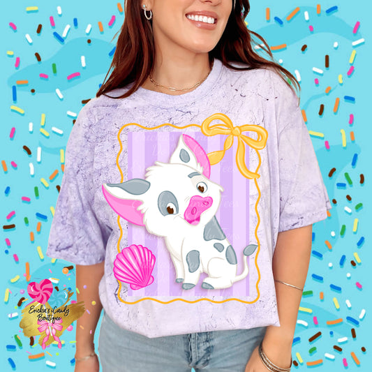 Summer Frame Teacup Pig - Kids & Adult Apparel