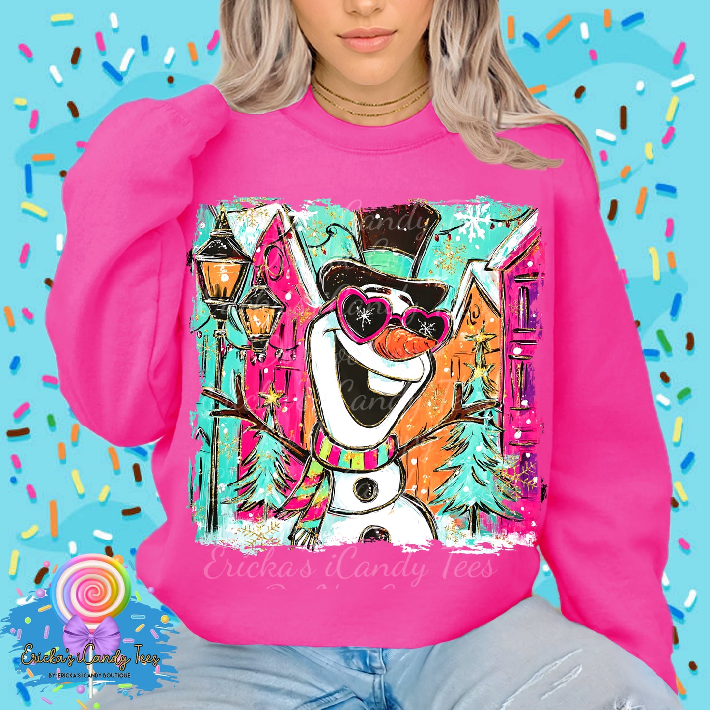 Vintage Olaf Snowman - Tees & Sweatshirts
