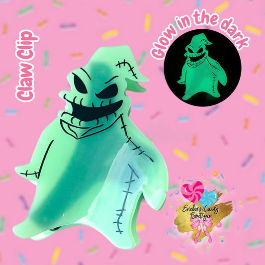 Glow Oogie Boogie- 4in Acrylic Claw Clip