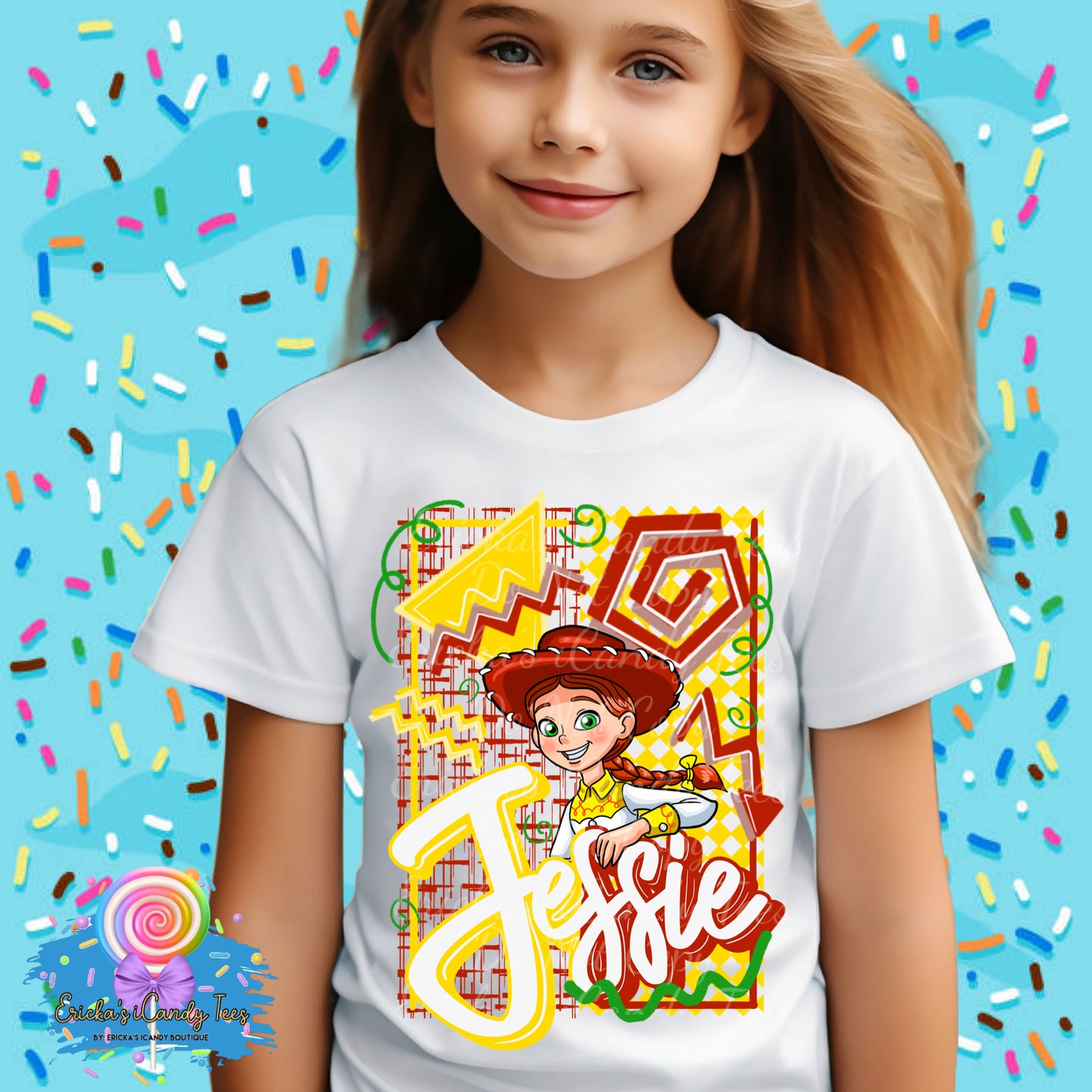 Retro Cowgirl - Kids & Adult Apparel