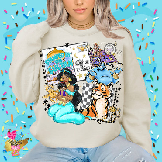 Arabian Princess Stamps - Kids & Adult Apparel