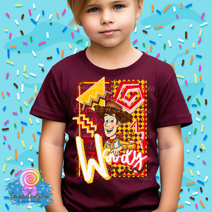 Retro Cowboy - Kids & Adult Apparel