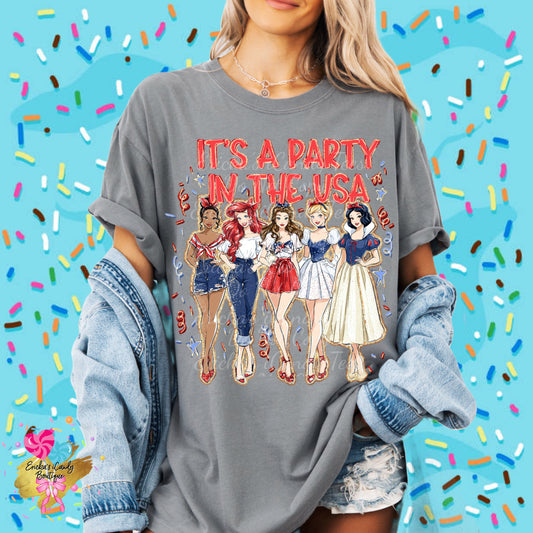 It’s a party in the USA - Kids & Adult Apparel