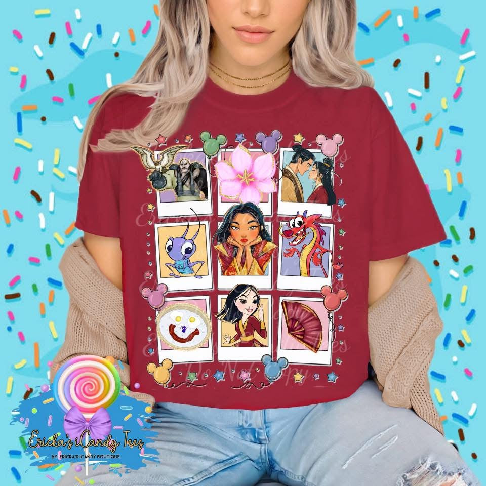 Warrior Polaroid Collage - Kids & Adult Apparel