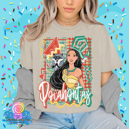 Retro Poca Princess - Kids & Adult Apparel