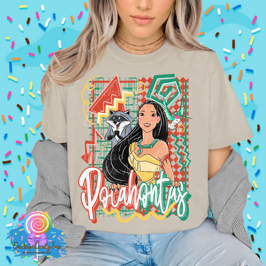Retro Poca Princess - Kids & Adult Apparel