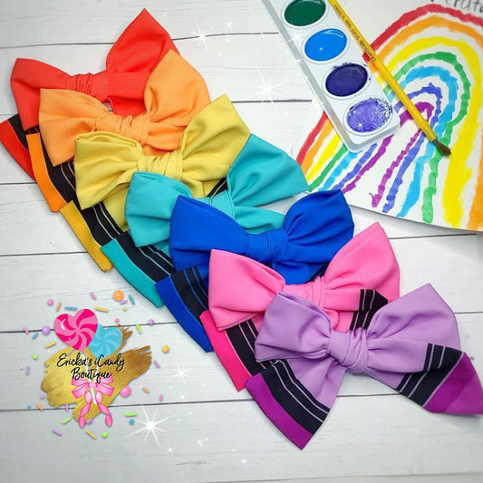 Crayon 4in Bow