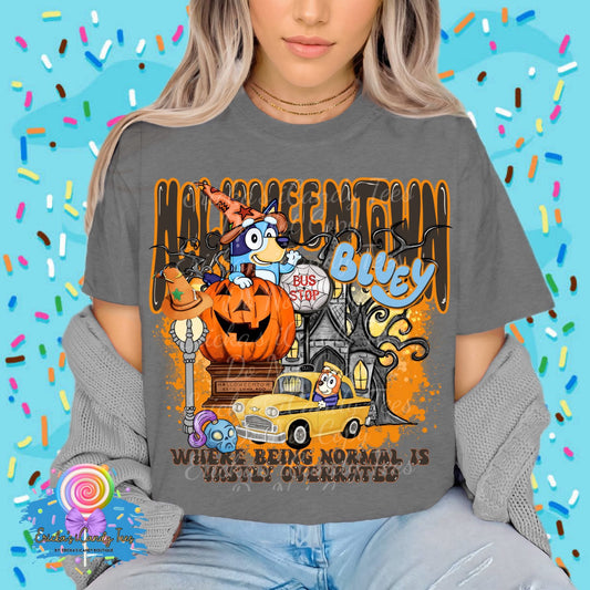 Halloweentown Blue Dog - Kids & Adult Apparel