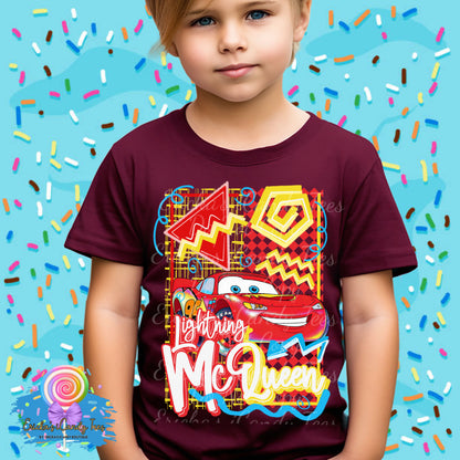 Retro Race Car  - Kids & Adult Apparel