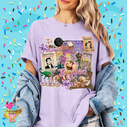 Tower Princess Scrapbook - Kids & Adult Apparel