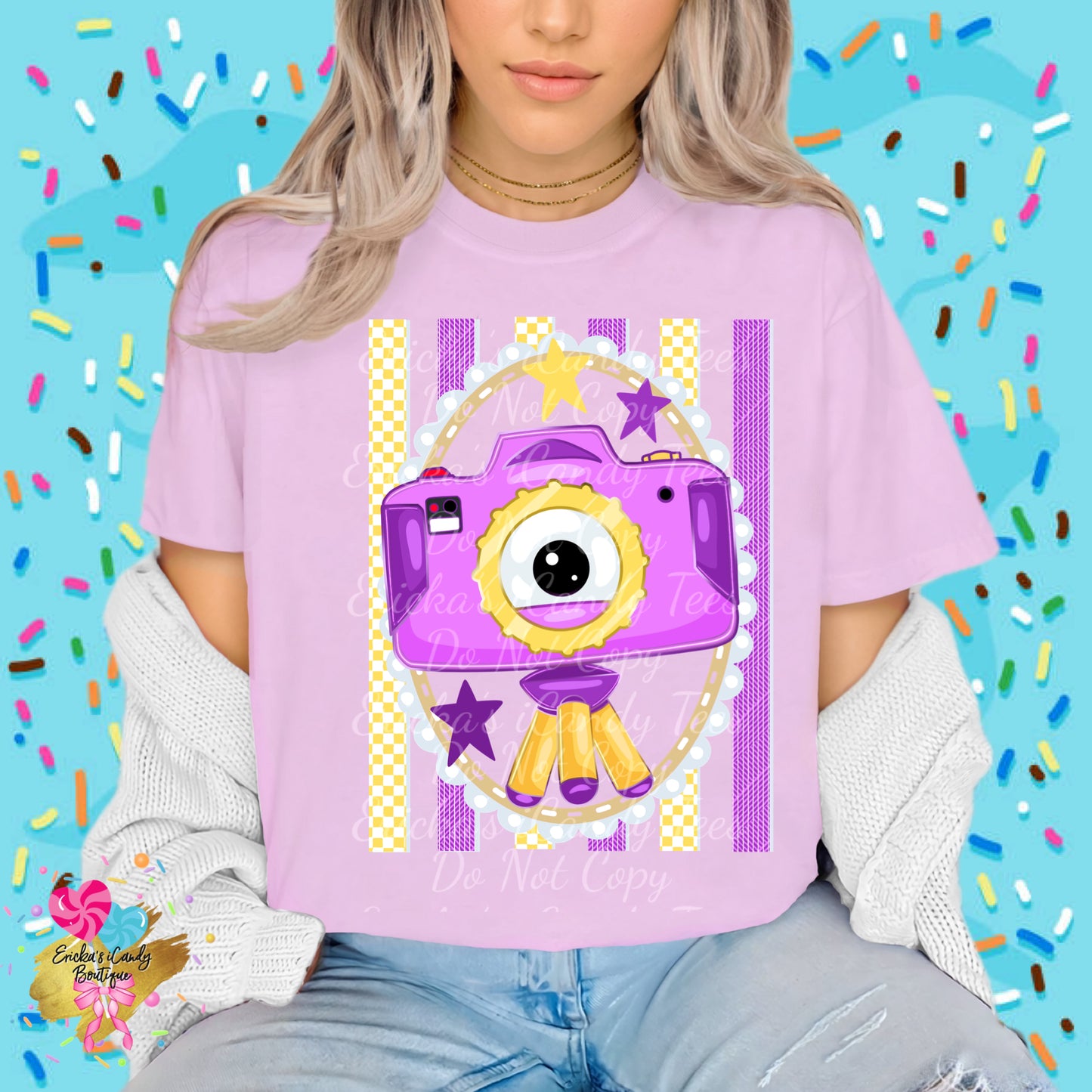 Camera Striped Frame- Kids & Adult App
