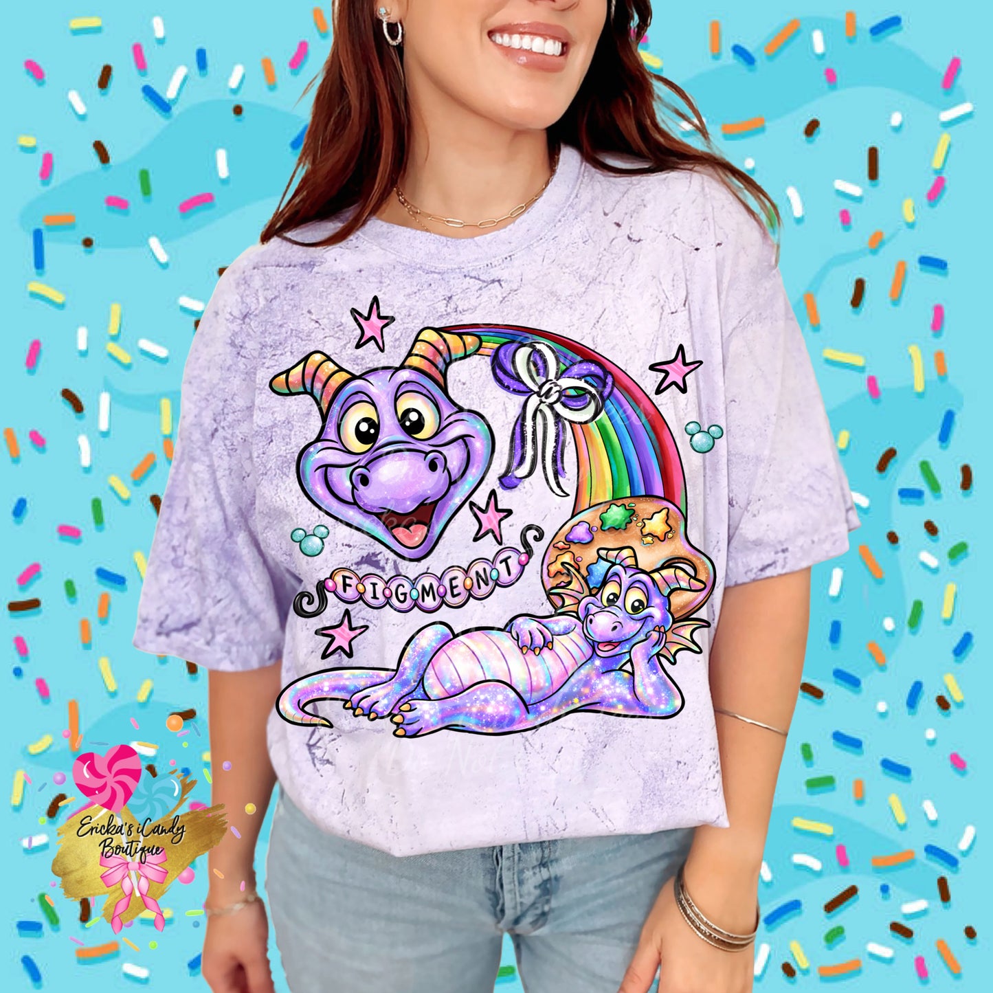 Sparkly Figgy - Kids & Adult Apparel