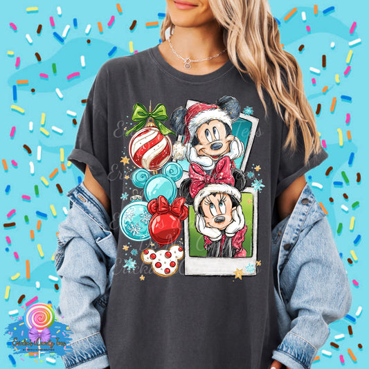 Mouse Ornament Polaroid - Tees & Sweatshirts