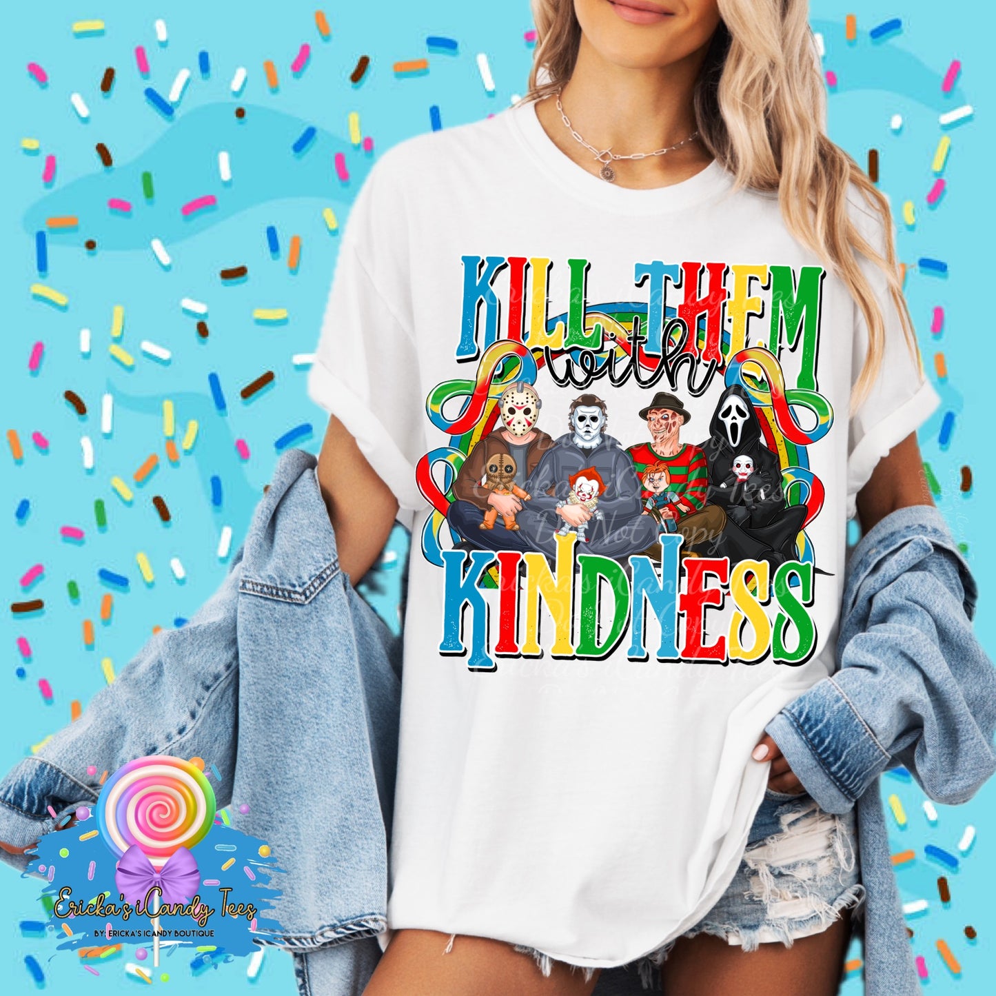 Autism Kill Them With Kindness - Tees & Sweatshirts