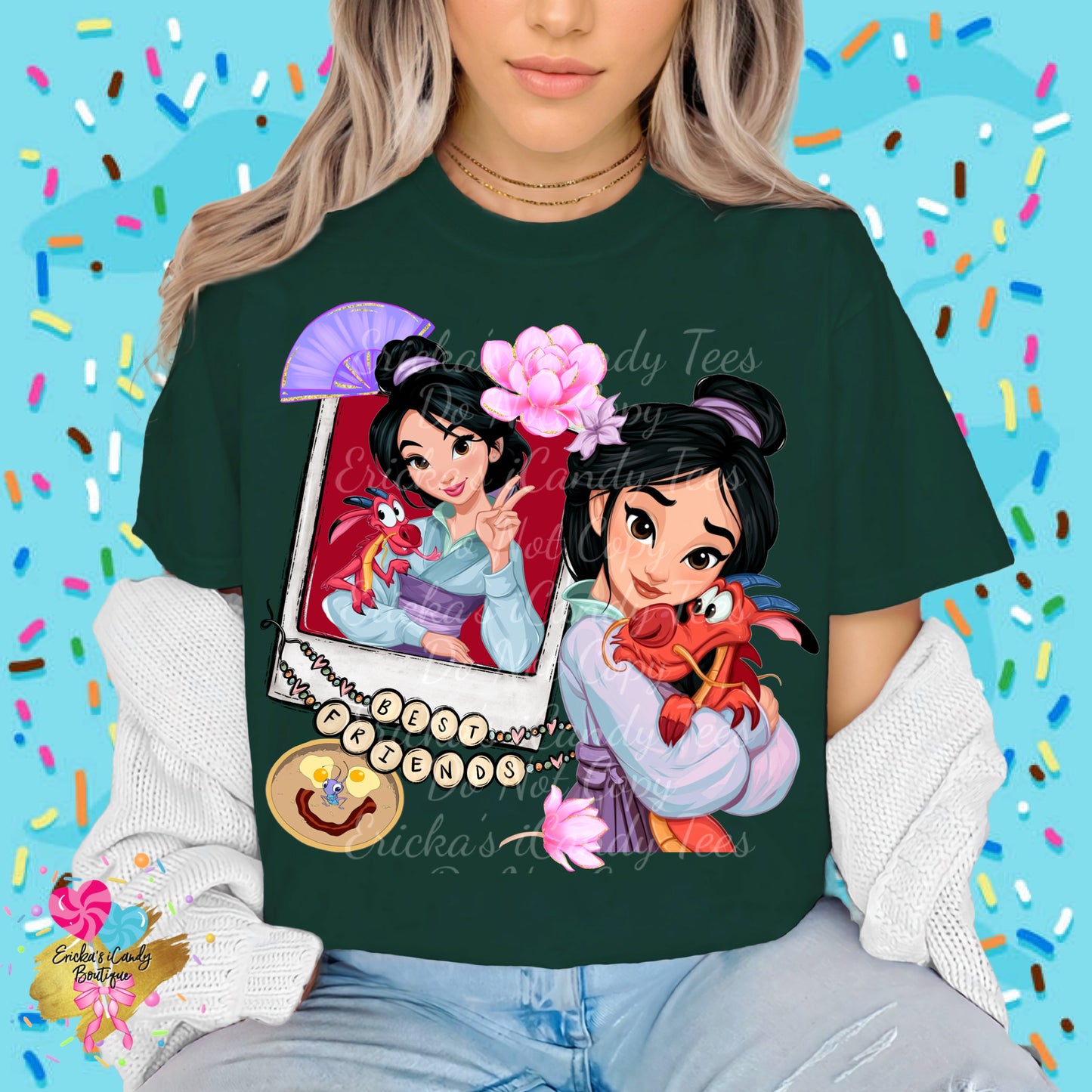 Warrior Bestie Polaroid  - Kids & Adult Apparel
